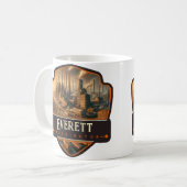 Everett, Washington| Antiek Koffiemok (Voorkant links)