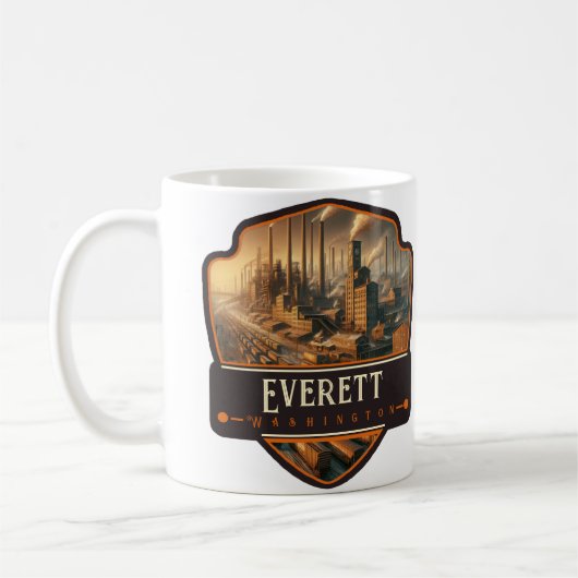Everett, Washington| Antiek Koffiemok (Links)