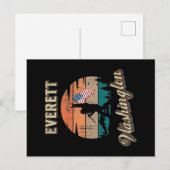 Everett Washington Briefkaart (Voorkant / Achterkant)
