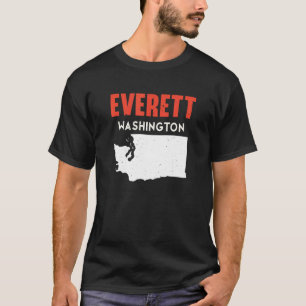 Everett Washington USA Travel Washin T-shirt