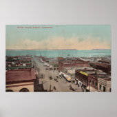 Everett, WAView of Hewitt Ave.Everett, WA Poster (Voorkant)