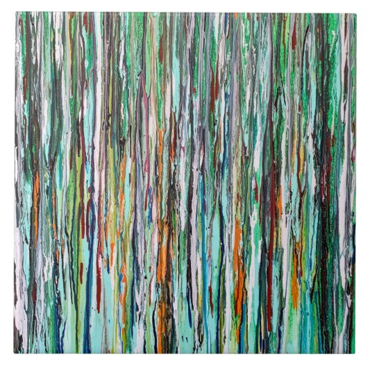 Everglades 6 x 6 keramische tapijten tegeltje (Voorkant)