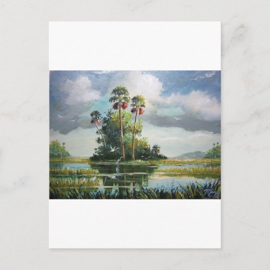 Everglades Art Briefkaart (Voorkant)