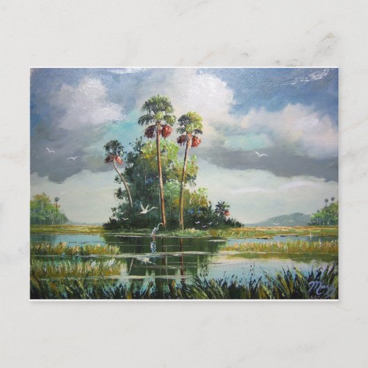 Everglades Art Briefkaart (Voorkant)