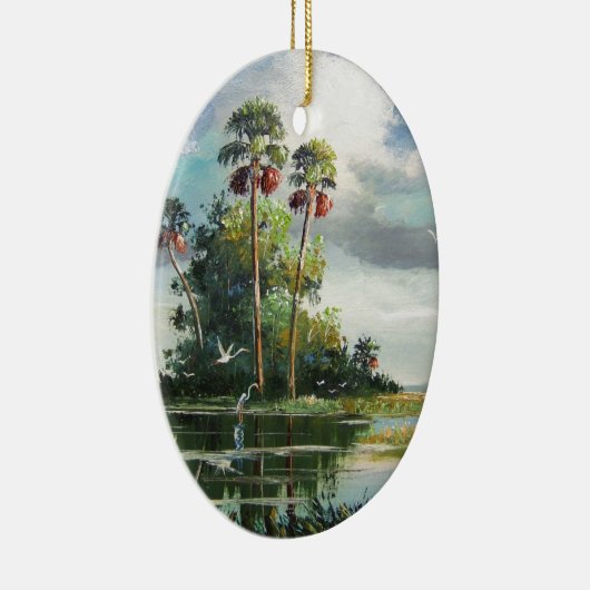Everglades Art Keramisch Ornament (Rechts)