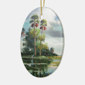 Everglades Art Keramisch Ornament (Links)