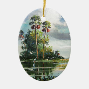 Everglades Art Keramisch Ornament