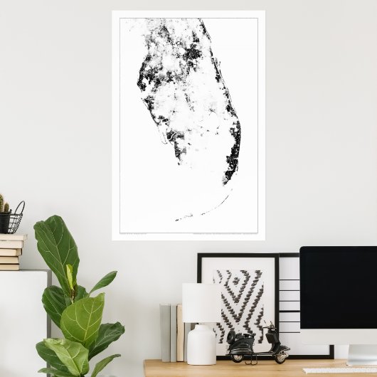 Everglades Census Dotmap Poster (Thuiskantoor)