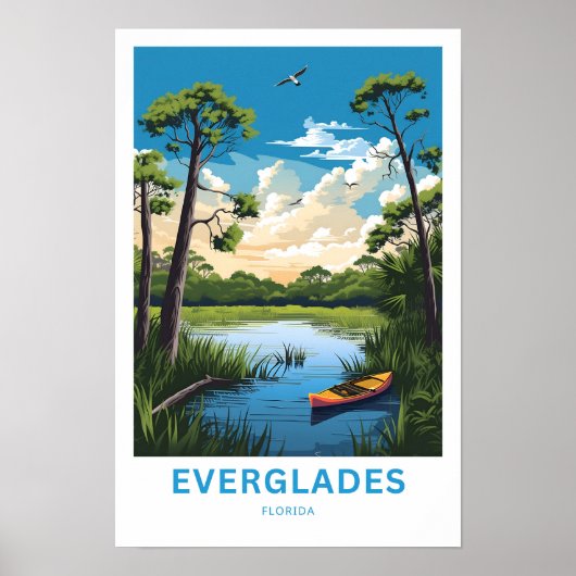 Everglades Florida Reisprint Poster (Voorkant)