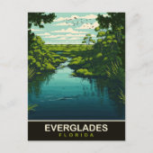 Everglades, Florida, reizen Briefkaart (Voorkant)