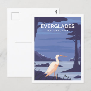 Everglades Florida USA Travel Place Illustratie Briefkaart