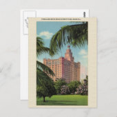  Everglades Hotel Miami Florida Briefkaart (Voorkant / Achterkant)
