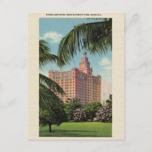  Everglades Hotel Miami Florida Briefkaart