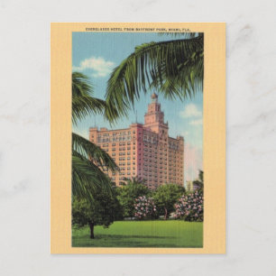 Everglades Hotel Miami Florida Briefkaart