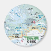 Everglades map magnet (Voorkant)