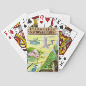 Everglades Nationaal Park speelkaarten (Achterkant)