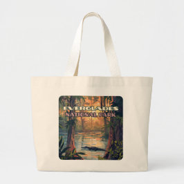 Everglades National Park Alligator Swamp Florida Grote Tote Bag