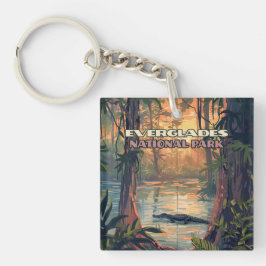 Everglades National Park Alligator Swamp Florida Sleutelhanger