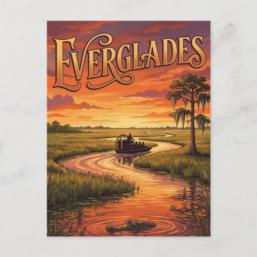 Everglades National Park Briefkaart (Voorkant)