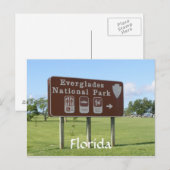 Everglades National Park, Florida Briefkaart (Voorkant / Achterkant)