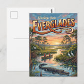 Everglades National Park Florida Briefkaart (Voorkant / Achterkant)