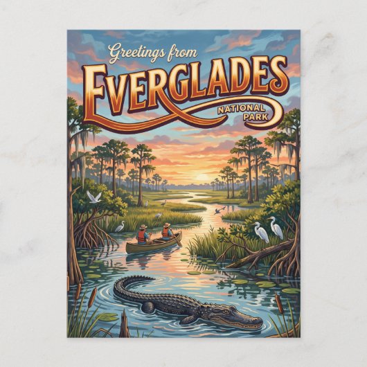 Everglades National Park Florida Briefkaart (Voorkant)