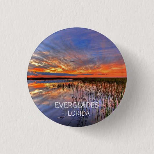 Everglades National Park Florida bucket list Ronde Button 3,2 Cm (Voorkant)