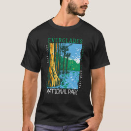 Everglades National Park Florida Distress Retro T-shirt