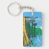 Everglades National Park Florida Double Sided Sleutelhanger (Voorkant)