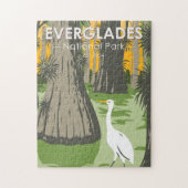 Everglades National Park Florida Egret  Legpuzzel (Verticaal)