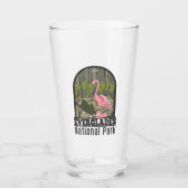 Everglades National Park Florida Flamingo  Glas (Voorkant)