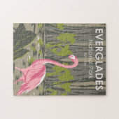 Everglades National Park Florida Flamingo  Legpuzzel (Horizontaal)