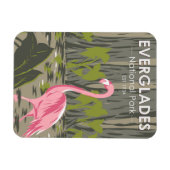 Everglades National Park Florida Flamingo  Magneet (Horizontaal)