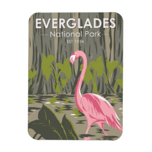 Everglades National Park Florida Flamingo  Magneet