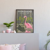 Everglades National Park Florida Flamingo  Poster