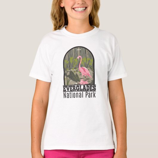 Everglades National Park Florida Flamingo T-shirt (Voorkant)