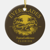 Everglades National Park Florida  Keramisch Ornament (Voorkant)