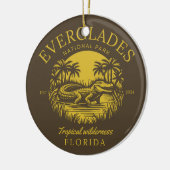 Everglades National Park Florida  Keramisch Ornament (Links)