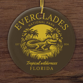 Everglades National Park Florida Keramisch Ornament