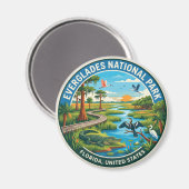 Everglades National Park Florida Magneet (Voorkant / Achterkant)