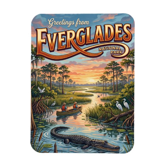 Everglades National Park Florida Magneet (Verticaal)