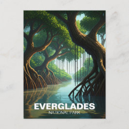 Everglades National Park Florida Mangrove Briefkaart