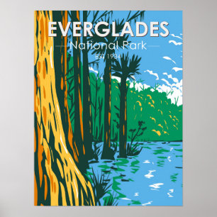 Everglades National Park Florida  Poster