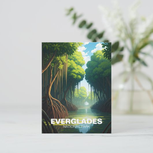Everglades National Park Florida Reizen Briefkaart (Staand voorkant)