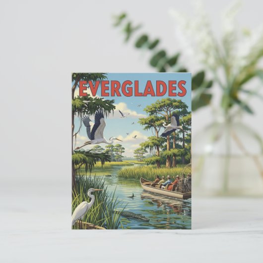  Everglades National Park Florida Reizen Briefkaart (Staand voorkant)
