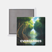 Everglades National Park Florida Reizen Magneet (Voorkant / Achterkant)