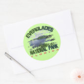 Everglades National Park, Florida Ronde Sticker (Envelop)