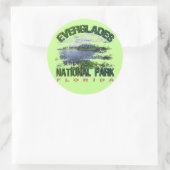 Everglades National Park, Florida Ronde Sticker (Tas)