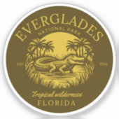 Everglades National Park Florida  Sticker (Voorkant)
