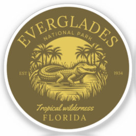 Everglades National Park Florida Sticker